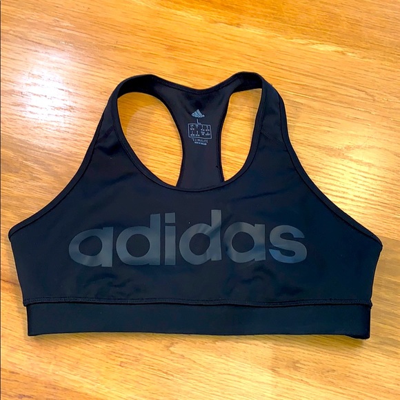 adidas Other - Adidas Size L~Logo Climate Cool Sports Bra Fitness